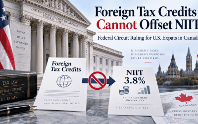 Foreign Tax Credits Cannot Offset NIIT: Federal Circuit Ruling for U.S. Expats in Canada